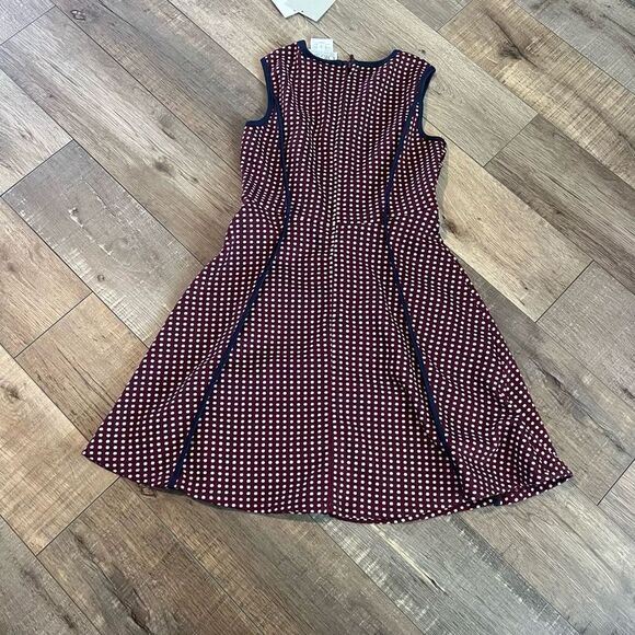 Us Angels Girl's Dotted
Jacquard Dress Wine Size 7 - Picture 2 of 6